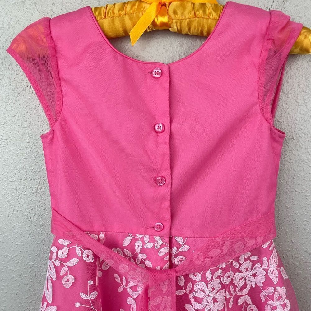 Joan Michelle Pink Sleeveless Formal Dress Size 8 EUC - Picture 5 of 6